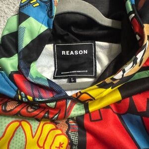 Reason Multicolor Graphic Jacket